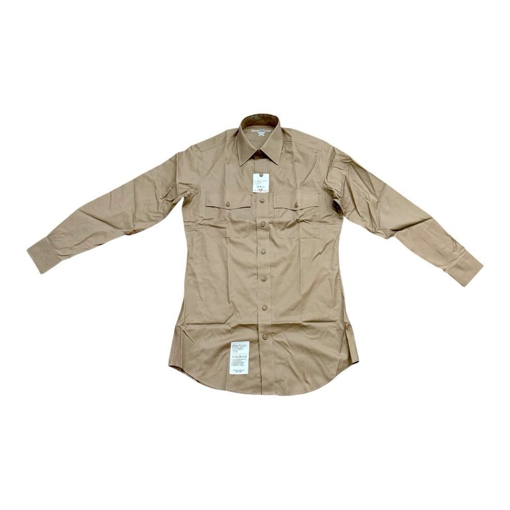 NWT Flying Cross AGSU Heritage Tan Shirt Men's 15 x 32/33 Army Uniform